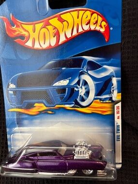 Hot Wheels Purple Evil Twin Collectible Toy Car